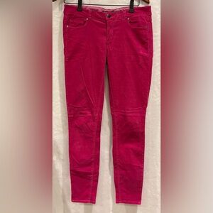 Paige Verdugo Ankle Skinny Jeans Hot Pink/ Fuchsia Women's Size 28